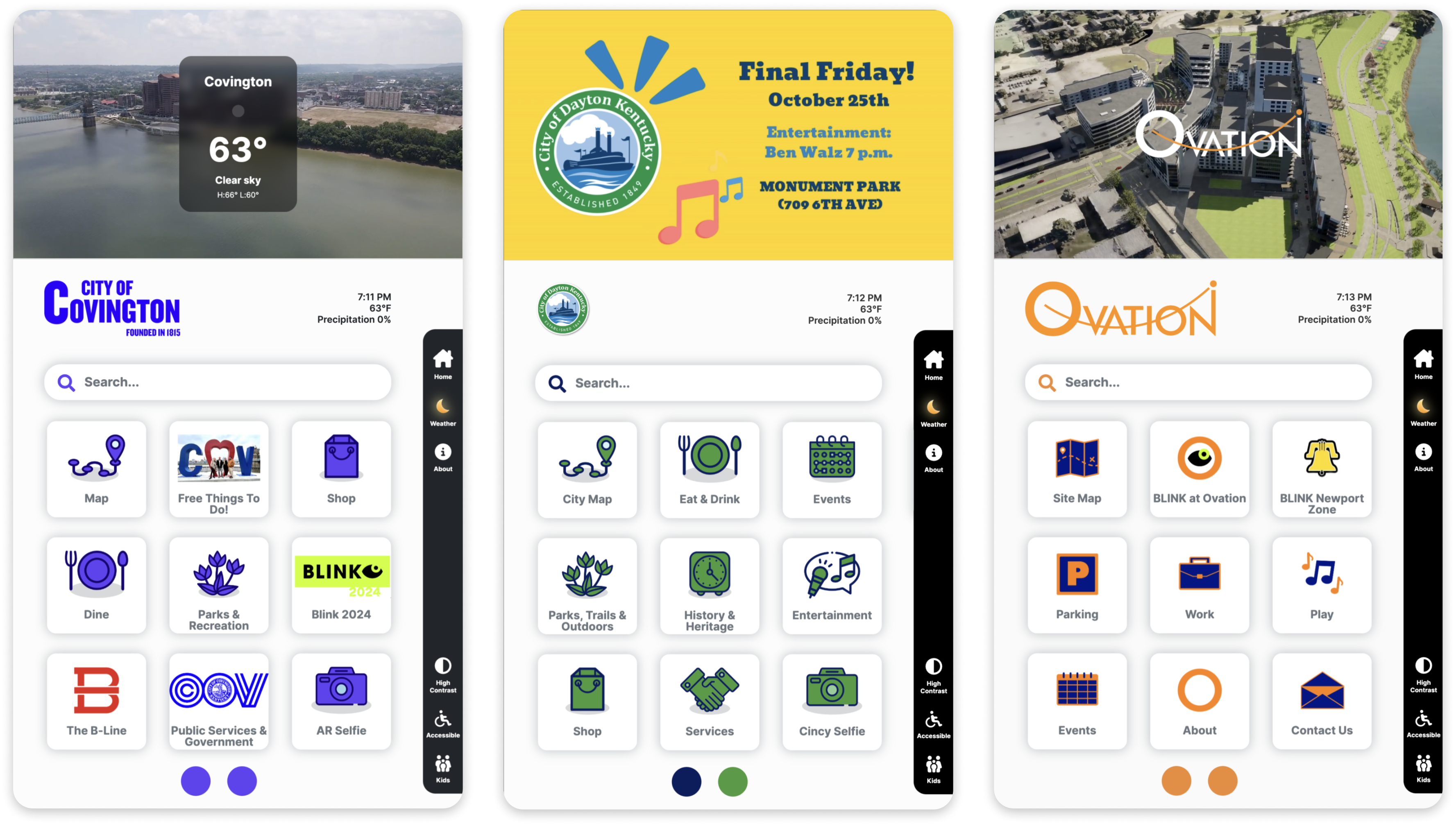 Customizable Interface Examples